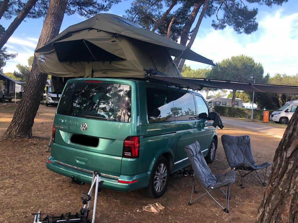 campingstuhl mit abnehmbarer beinauflage Berger Faltsessel Tripoli | faltbar & Kopfpolster | Gartenstuhl klappbar mit Lendenstütze xlodea für Ryanair Handgepäck