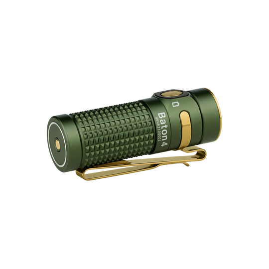 Olight Baton 4 Premium Edition - Leistungsstarke Mini-Taschenlampe mit Ladecase