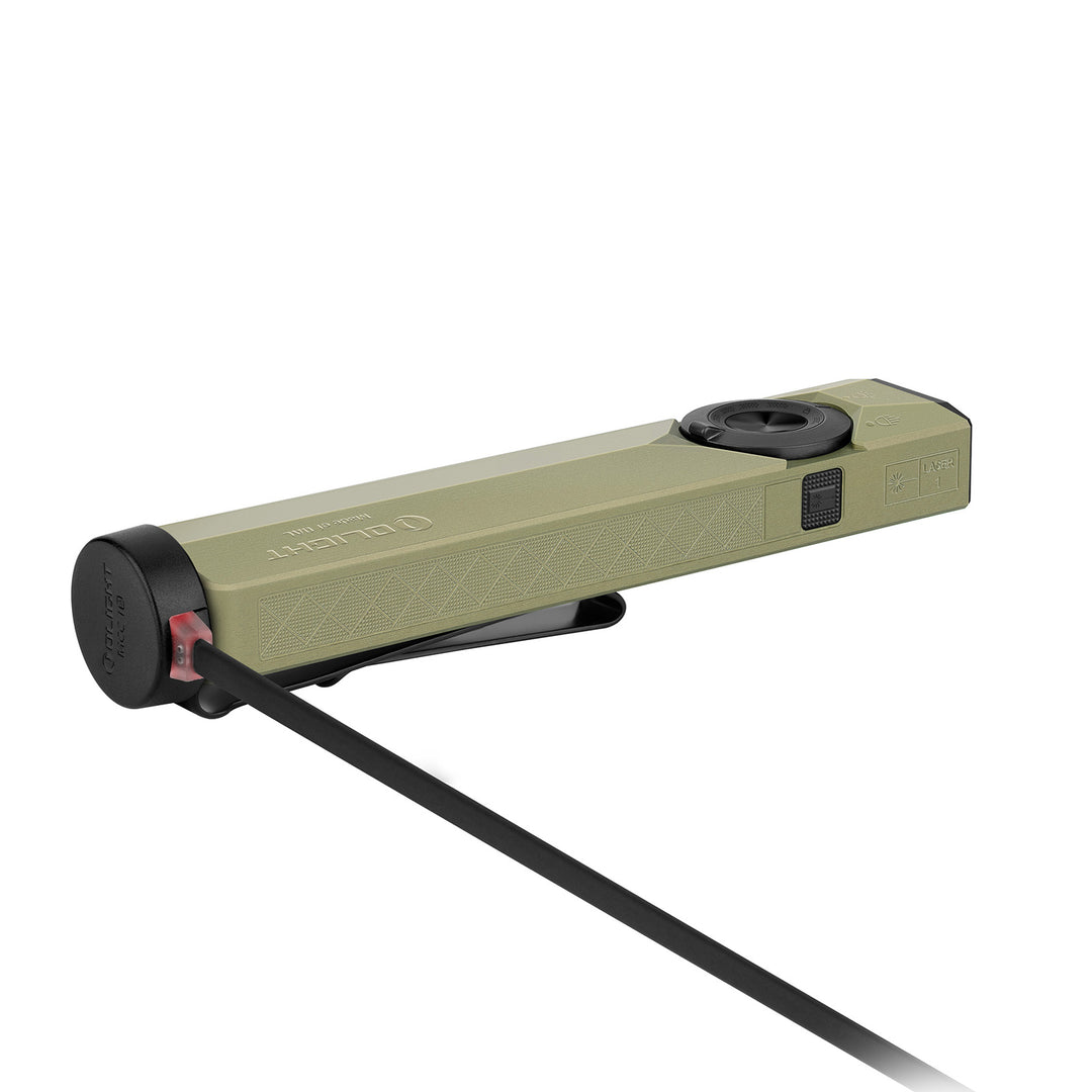 Olight® ArkPro Ultra - EDC Taschenlampe mit UV-Licht Laser und Weißlicht (OAL-Legierung)