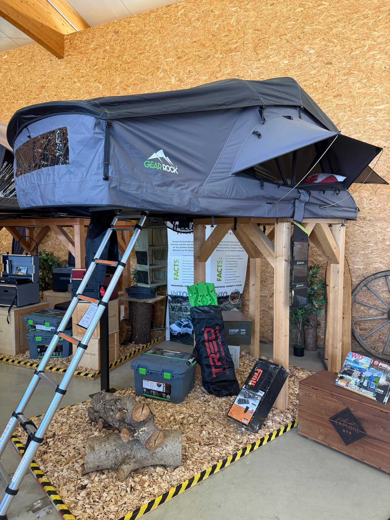 Abverkauf Saison 2025: Dachzelt GEAR ROCK Chilkat 140 (Ausstellungsstü – Canada Gear