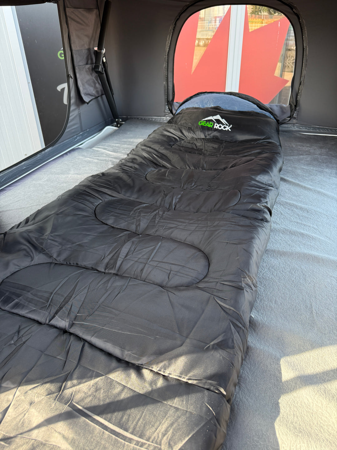 GEAR ROCK Outdoor Schlafsack (Deckenform) 75 x 210cm