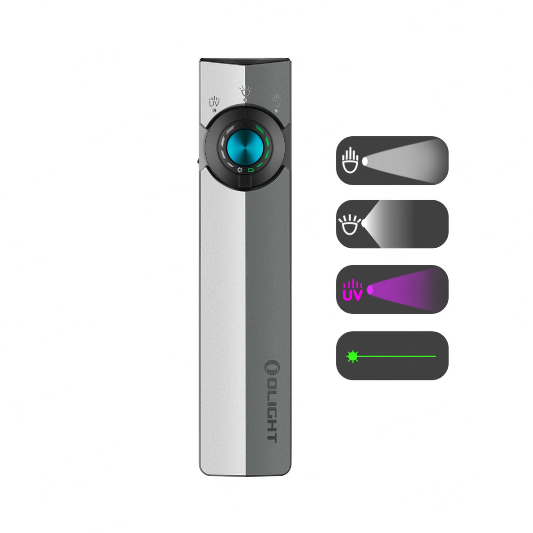 Olight® ArkPro - EDC Taschenlampe mit UV-Licht Laser und Weißlicht