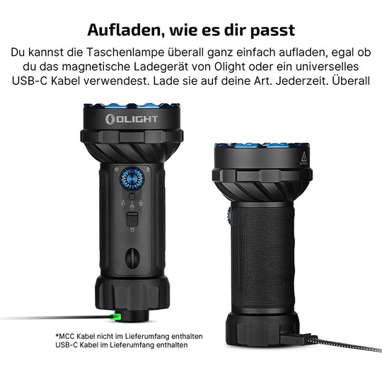 Olight® Marauder Mini 2 leistungsstarke LED Taschenlampe mit 10000 Lumen und 750 Metern Leuchtweite