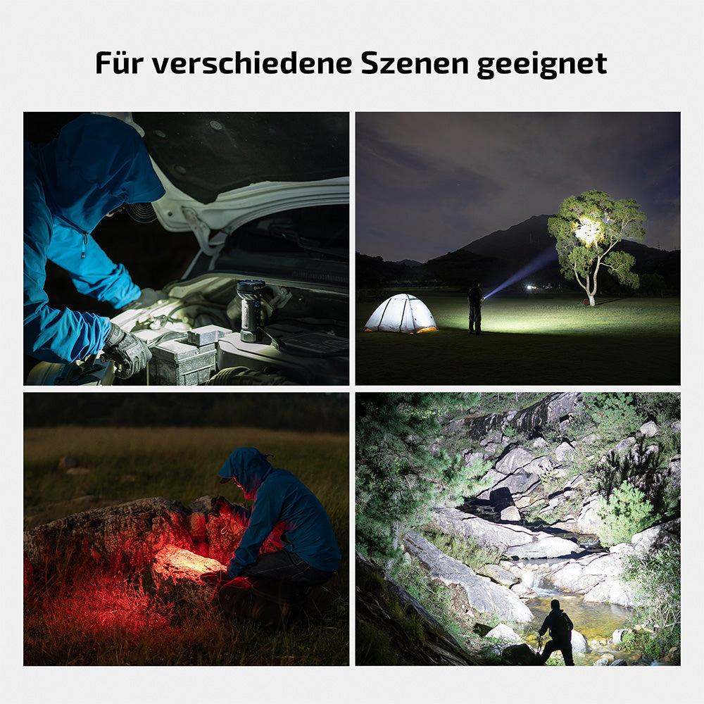 Olight® Marauder Mini 2 leistungsstarke LED Taschenlampe mit 10000 Lumen und 750 Metern Leuchtweite