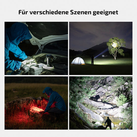 Olight® Marauder Mini 2 leistungsstarke LED Taschenlampe mit 10000 Lumen und 750 Metern Leuchtweite