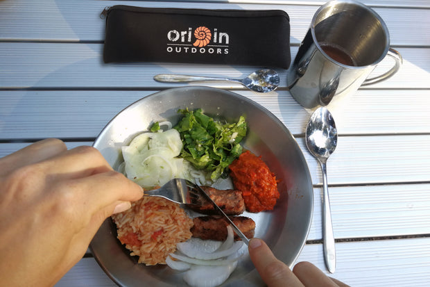 Origin Outdoors cutlery set Bivouac 'Dinner'