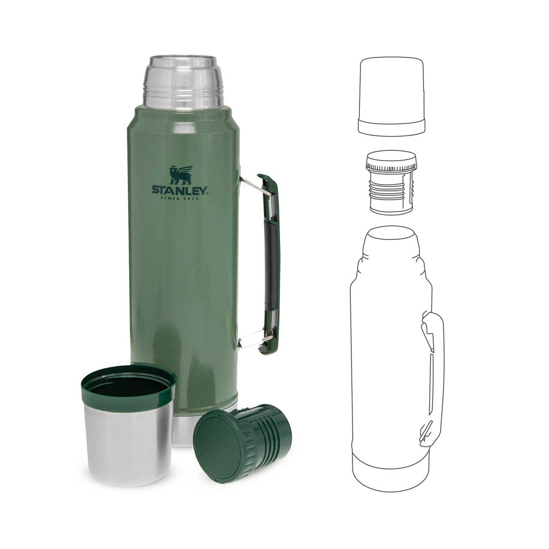 Stanley Classic Bottle 1 l (grün)