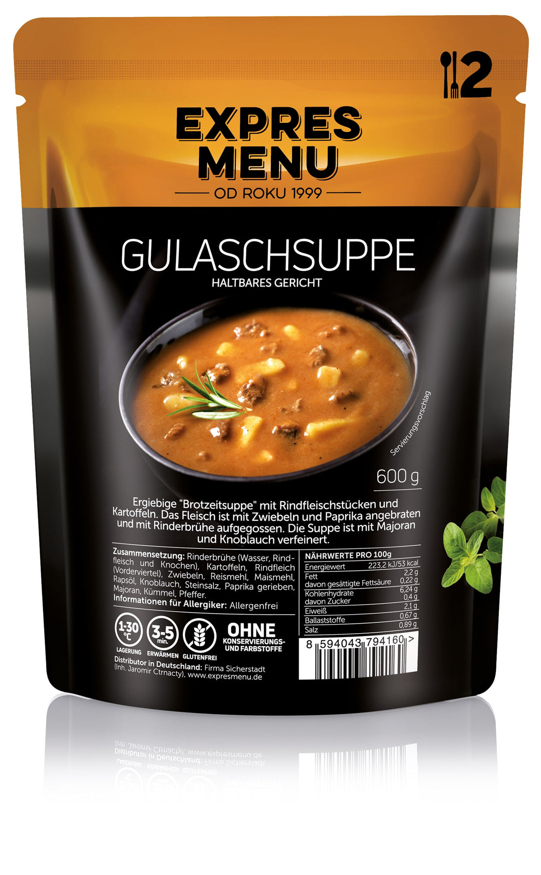 Expres Menu Suppe 2-Portionen – Canada Gear