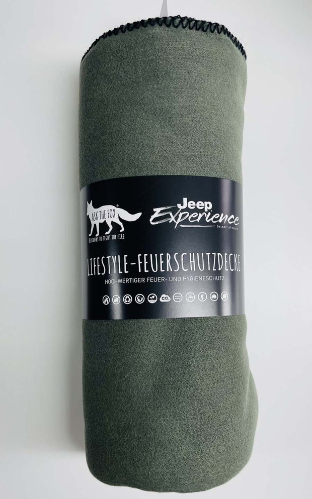 Outdoor and fire protection blanket "Jeep Experience"