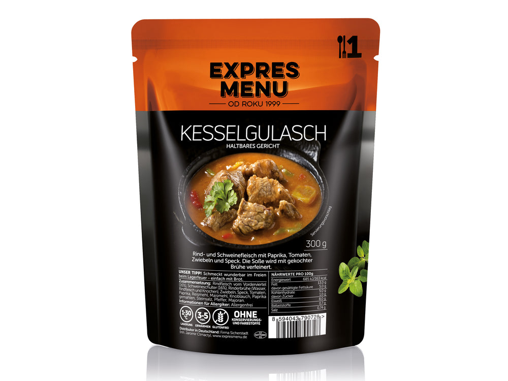 Expres Menu 1-Portionen Mahlzeit