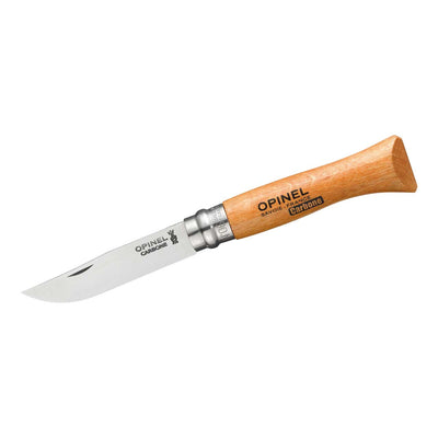 Opinel pocket knife No 06, beech, carbon