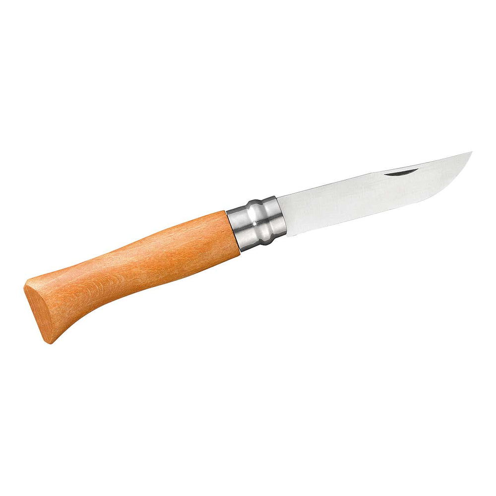 Opinel Taschenmesser No 08, Buche, Carbon