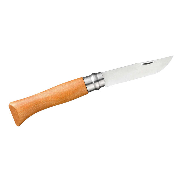 Opinel pocket knife No 08, beech, carbon